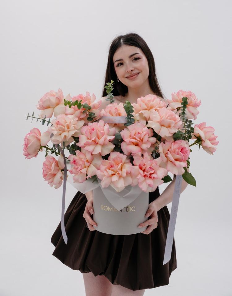 Букет розовая нежность