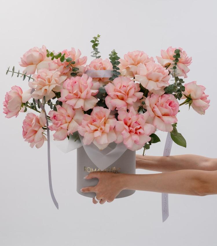 Букет розовая нежность