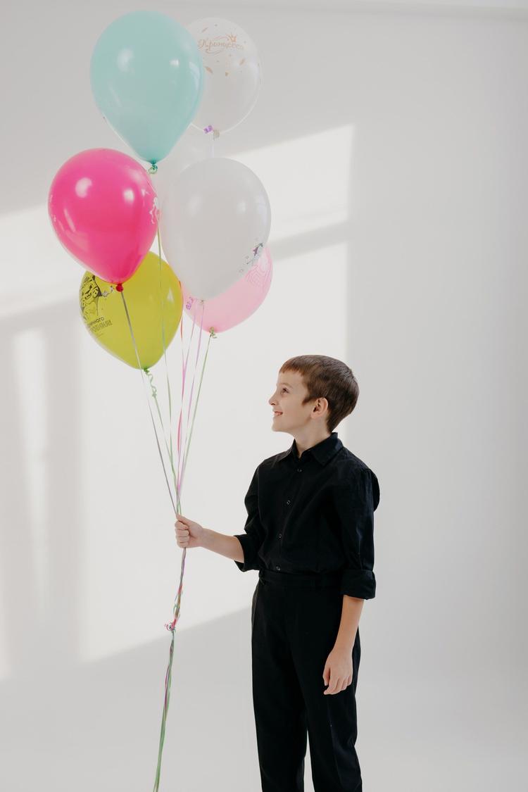 Связка 7 гелиевых шаров