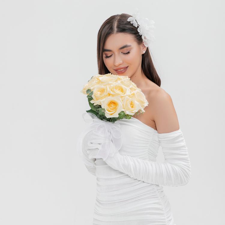 Букет моно из роз