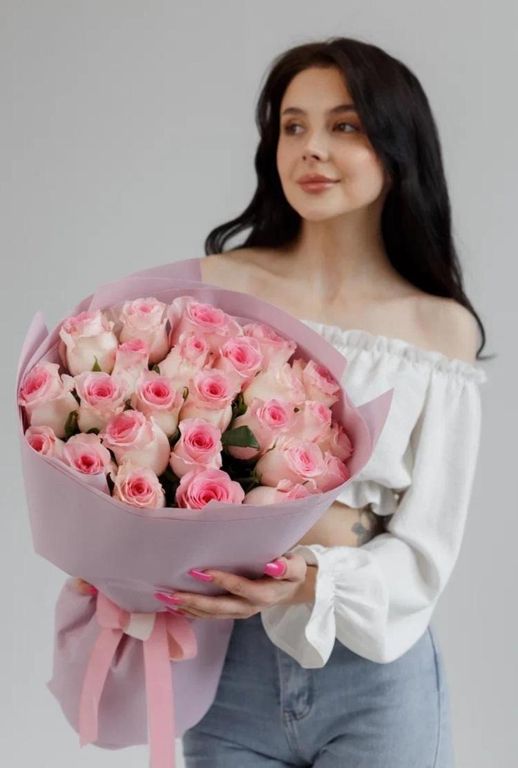 Букет из 25 роз 40-50 см