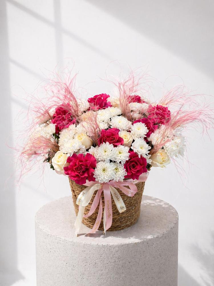 Композиция в корзине