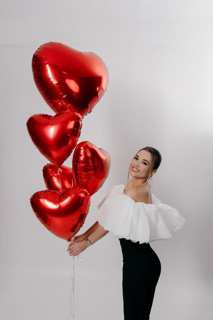 Шары "Красное сердце"